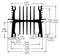 AAVID THERMALLOY 0S509-140-U Heat Sink, Square, PCB Max Clip, Extruded, TO-218, TO-220, TO-251, TO-262, TO-273, 1.21 &deg;C/W, 60 mm