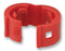 PANDUIT PCBANDRD-Q Fastener, Patch Cord Color Band, Hinged Cable Clamp, PP (Polypropylene), Red