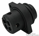 BINDER 09-4223-00-04 Circular Connector, 693 Series, Panel Mount Receptacle, 4 Contacts, Screw Pin