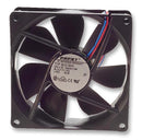 EBM-PAPST 3412NHH Axial Fan, 3400N Series, IP54, IP68, 12 V, DC, 92 mm, 25 mm, 39 dBA, 60 cu.ft/min