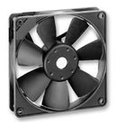 EBM-PAPST 4412FGL Axial Fan, 4400F Series, 12 V, DC, 119 mm, 25 mm, 26 dBA, 55.3 cu.ft/min