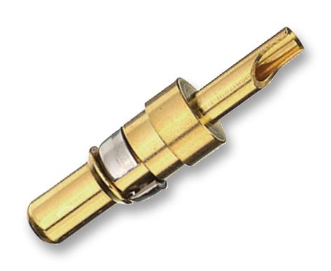 FCT - A MOLEX COMPANY FMP003P103 D Sub Contact, D Sub Mixed Layout Connectors, Pin, Copper Alloy, Gold Plated Contacts, 12 AWG