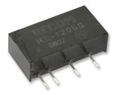 RECOM POWER RE-0505S Isolated Board Mount DC/DC Converter, Econoline, 1 Output, 1 W, 5 V, 200 mA