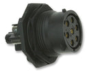 SOURIAU UTS7147SSCR Circular Connector, Trim Trio UTS Series, Jam Nut Receptacle, 7 Contacts, Screw Socket, Bayonet