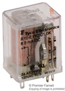 POTTER&BRUMFIELD - TE CONNECTIVITY R10-E1Y2-J1.0K RELAY, DPDT, 120VAC, 28VDC, 2A