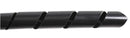 Concordia Technologies SW6MMBLK25M Spiral Wrap 0.24 " 6 mm Polyethylene Black 82.02 ft 25 m