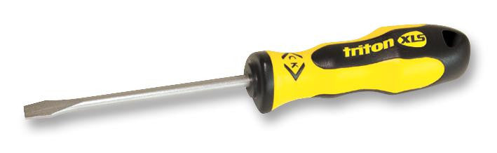 CK TOOLS T4720-055 Screwdriver, Triton, XLS, Flared, 100 mm Blade, 5.5 mm Tip, 200 mm Overall