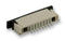 AMP - TE CONNECTIVITY 4-1734592-0 FFC / FPC Board Connector, 0.5 mm, 40 Contacts, Receptacle, FPC Series, Surface Mount, Bottom