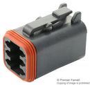 DEUTSCH DT06-6S-CE06 Connector Housing, DT Series, Plug, 6 Ways, DT Series Socket Contacts