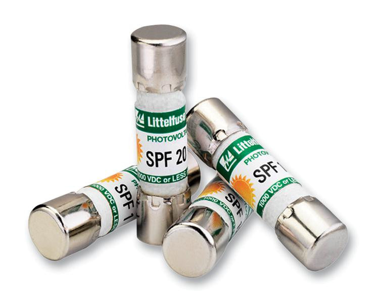 LITTELFUSE 0SPF010.T Fuse, Industrial / Power, POWR-GARD SPF Series, 10 A, 1 kV, 10mm x 38mm, 13/32" x 1-1/2"