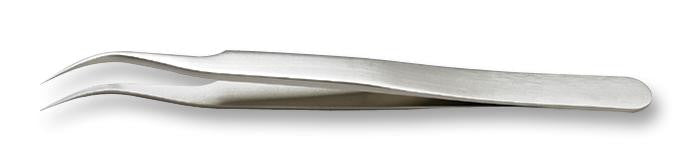 IDEAL-TEK 7.TA Tweezer, Type 7, Very Fine, Curved, 115 mm, Titanium Body, Titanium Tip