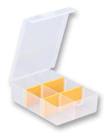 ALLIT EUROPLUS BASIC 11/2/4 Assortment Box, 2-6 Compartment, Plastic, 44mm Height, 121mm Width, 177mm Depth