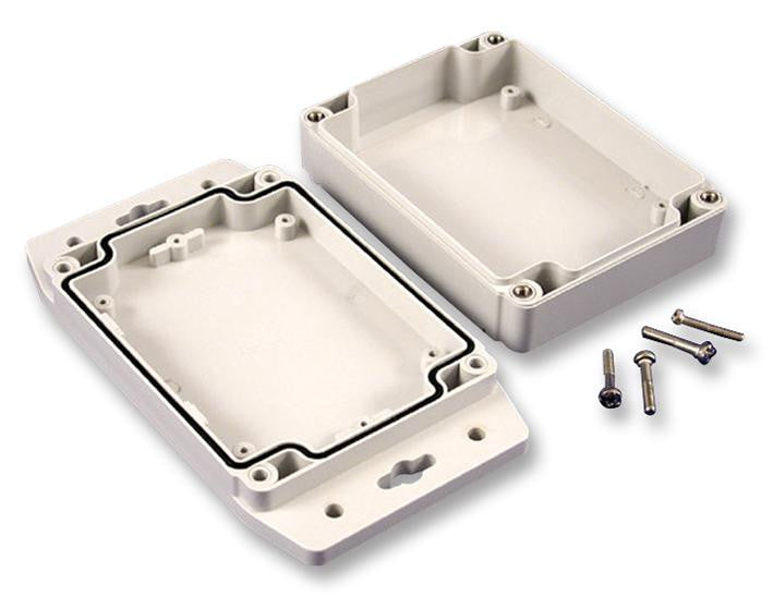 HAMMOND 1555JF42GY IP67 ABS Enclosure with Flanged Lid - 159x91x62mm