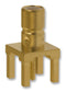 AMP - TE CONNECTIVITY 413990-1 RF / Coaxial Connector, SMB Coaxial, Straight Jack, Through Hole Vertical, 50 ohm, Brass