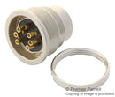 LUMBERG 0315-2 08-1 Circular Connector, 03 Series, Plug, 8 Contacts, Pin, Solder, Panel Mount