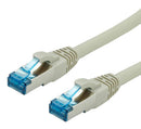 Multicomp PRO MP001963 Ethernet Cable S/FTP Cat6a 1 m 3.28 ft RJ45 Plug to Grey