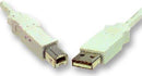 MULTICOMP SPC4799 USB Cable Assembly, USB Type A Plug, USB Type B Plug, 6.6 ft, 2 m