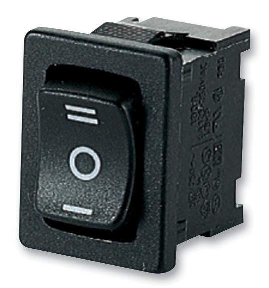 MARQUARDT 1808.1103-00 Rocker Switch, SPDT, On-Off, Centre Off, 6A, 250V, I/O/II Marking, Panel Mount