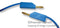 HIRSCHMANN TEST AND MEASUREMENT 934063702 Test Lead, 4mm Banana Plug to 4mm Banana Plug, Blue, 60 V, 32 A, 1 m