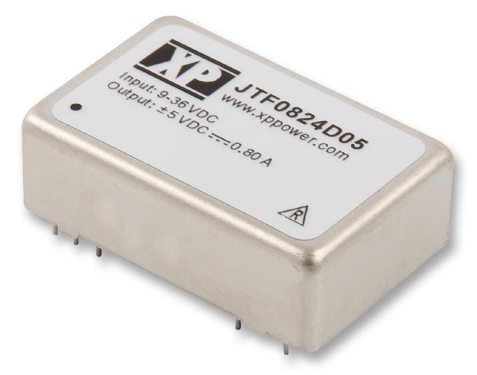 XP POWER JTF1024S3V3 10 Watt 4:1 Input Range Single Output DC/DC Converter, Input 9V to 36V, Output 3.3V/2.7A