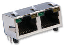 AMPHENOL COMMERCIAL PRODUCTS RJHSE-5380-02 Modular Connector, Cat5, RJ45, RJHSE Series, Jack, 8 Contacts, 8 Ways, 2 Ports