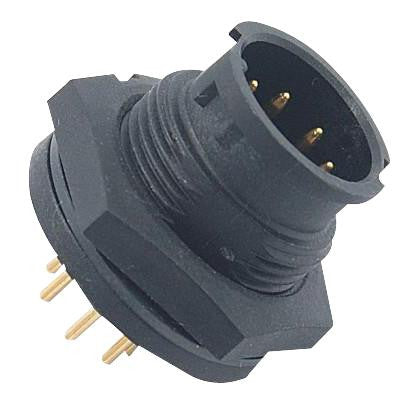 MULTICOMP 2CT3002-W10200 Circular Connector, Plug, 10 Contacts, Pin, Solder, Panel Mount