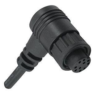 MULTICOMP 2CT3010-W08300 Circular Cable Assembly, Crimp Socket, Free Ends, 3.28 ft, 1 m, Black