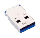 WURTH ELEKTRONIK 6.92112E+11 USB Connector, USB Type A, USB 3.0, Plug, 9 Ways, Surface Mount, Right Angle