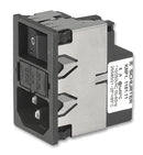 Schurter KMF1.1161.11 KMF1.1161.11 Filtered IEC Power Entry Module C14 General Purpose 6 A 250 VAC 2-Pole Switch