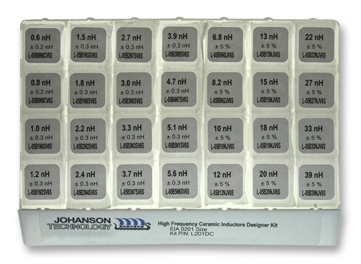 JOHANSON TECHNOLOGY L402W KIT WIREWOUND RF INDUCTOR, 0402