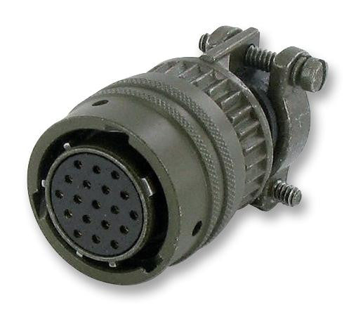 AMPHENOL SOCAPEX 451 06EC 1626S 50 Circular Connector, 451 Series, Straight Plug, 26 Contacts, Solder Socket, Bayonet, 16-26