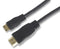 CLEVER LITTLE BOX STA-201A-CC -1M Audio / Video Cable Assembly, HDMI Mini Plug, HDMI Plug, 3.28 ft, 1 m, Black