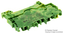 WAGO 2002-1307 3 Way 24A 800V DIN Rail Mount Terminal Block, 22-12AWG, 2.5mm&sup2; - Green/Yellow