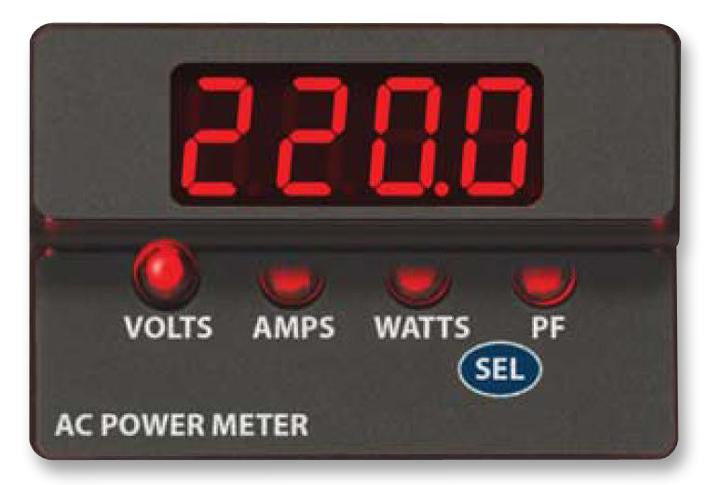 MURATA POWER SOLUTIONS ACM20-5-AC1-R-F-C Digital Panel Meter, LED, 4 Digits, Four Function, Current, Voltage, Power, Frequency,