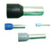 JST (JAPAN SOLDERLESS TERMINALS) GWE0.25-6 Wire Ferrule Terminal, GWE Series, 24 AWG, 0.25 mm&sup2;, Blue, PP (Polypropylene)