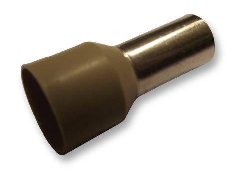 JST (JAPAN SOLDERLESS TERMINALS) GWE35-16 Wire Ferrule Terminal, GWE Series, 2 AWG, 35 mm&sup2;, Beige, PP (Polypropylene)