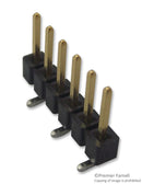 SAMTEC TSM-106-01-L-SV Board-To-Board Connector, 2.54 mm, 6 Contacts, Header, TSM Series, Solder, 1 Rows