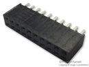 SAMTEC SSW-110-01-T-D Board-To-Board Connector, 2.54 mm, 20 Contacts, Receptacle, SSW Series, Through Hole, 2 Rows