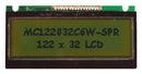 Midas MC122032CA6W-SPR Graphic LCD 122 x 32 Pixels Black on Yellow / Green 5V Parallel Reflective New