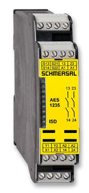 SCHMERSAL AES1235 (24VDC) Safety Relay, 24 VDC, 2 A, AES Series, DIN Rail, Screw