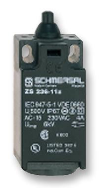 SCHMERSAL TS236-11Z-M20 Limit Switch, Plunger, 1NO / 1NC, 4 A, 230 V, 9 N