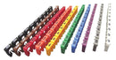 PRO POWER PB-150-SM2C Wire Marker, Clip On Pre Printed, 0 to 9, Various, Multiple Colours, 1.8 mm