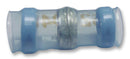 RAYCHEM - TE CONNECTIVITY SO63-2-55-22-90 Solder Sleeve, Shield Terminator, PVDF, Transparent Blue, ID 2.65 mm, 16.5 mm Long, 22 AWG Lead