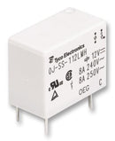 OEG - TE CONNECTIVITY OJ-SH-112LMH,000 General Purpose Relay, OJ Series, Power, Non Latching, SPST-NO, 12 VDC, 8 A