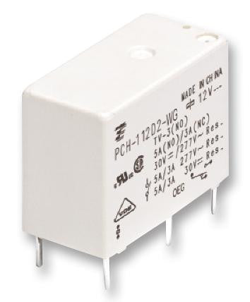 TE CONNECTIVITY PCH-112L2MH General Purpose Relay, PCH Series, Power, Non Latching, SPST-NO, 12 VDC, 10 A