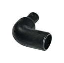 Hellermanntyton 1182-4-G Heat Shrink Boot MIL Style Rib Right Angle 0.47 &quot; 12 mm Black 0.66 16.8