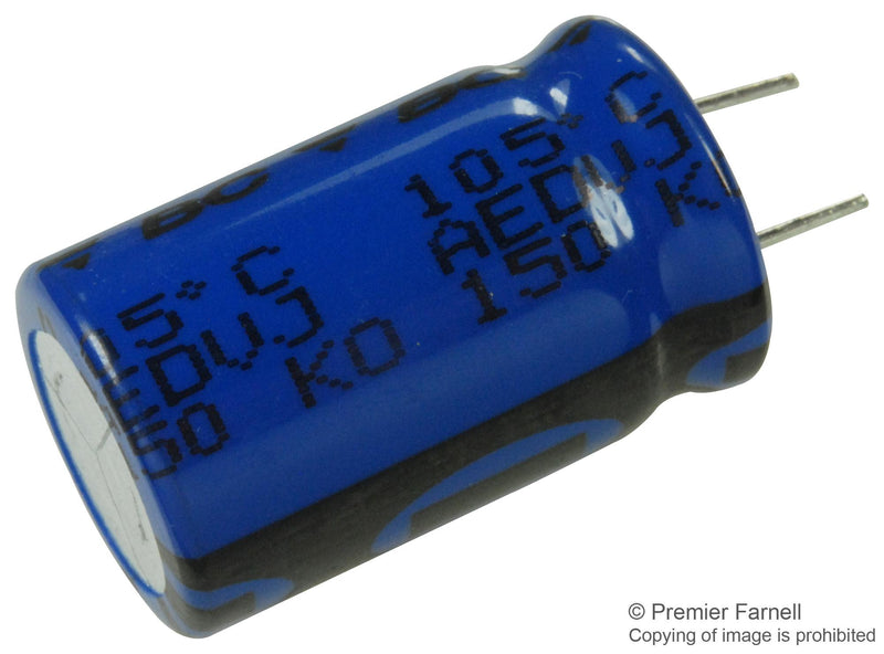 VISHAY MAL215064222E3 ALUMINUM ELECTROLYTIC CAPACITOR 2200UF, 10V, 20%, RADIAL