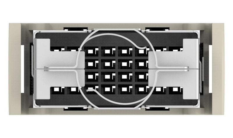 AMP - TE Connectivity T2111322101-001 Heavy Duty Connector Module 32 Contacts Plug Crimp Pin Not Supplied