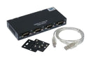 Connective Peripherals USB2-H-1004-M Converter USB TO 4 X RS-232 Serial