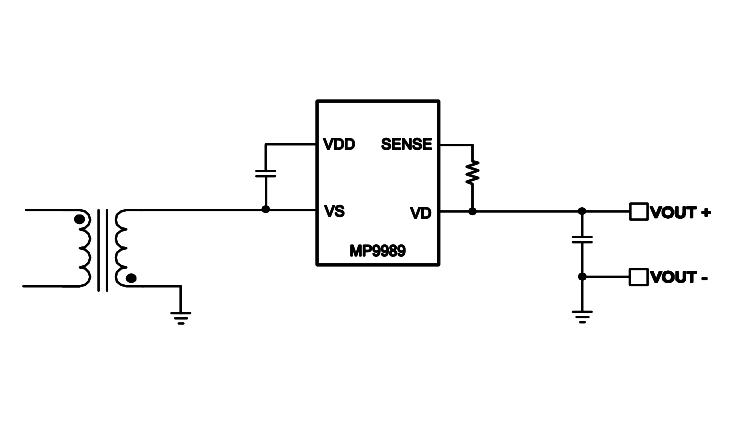 Monolithic Power Systems (MPS) MP9989GS-P MP9989GS-P CCM/DCM Flyback Ideal Diode With Integrated Mosfet SOIC-8